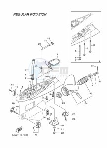 F350AET1U drawing PROPELLER-HOUSING-AND-TRANSMISSION-2