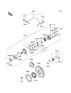 KVF360 4x4 KVF360A9F EU GB drawing Starter Motor