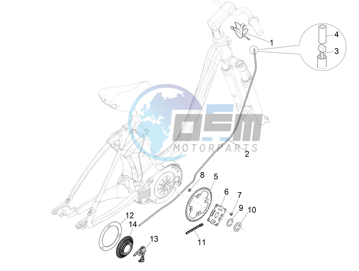 Gear shift (SHIMANO)