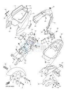 FZ8-N 800 FZ8 (NAKED) (39PL) drawing FENDER