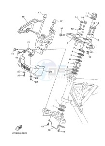 YBR125E (4P2G 4P2H 4P2J) drawing STEERING 2