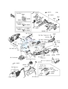 NINJA_ZX-6R_ABS ZX636FEF FR GB XX (EU ME A(FRICA) drawing Chassis Electrical Equipment