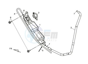 MAXSYM 400 EFI ABS drawing RESERVE TANK