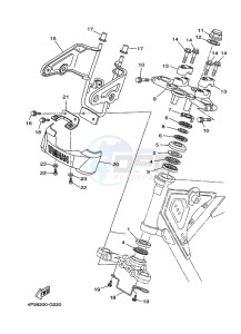 YBR125E YBR125 (BN9F) drawing STEERING