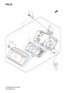 LT-A750X (P28-P33) drawing SPEEDOMETER (MODEL K8 K9)