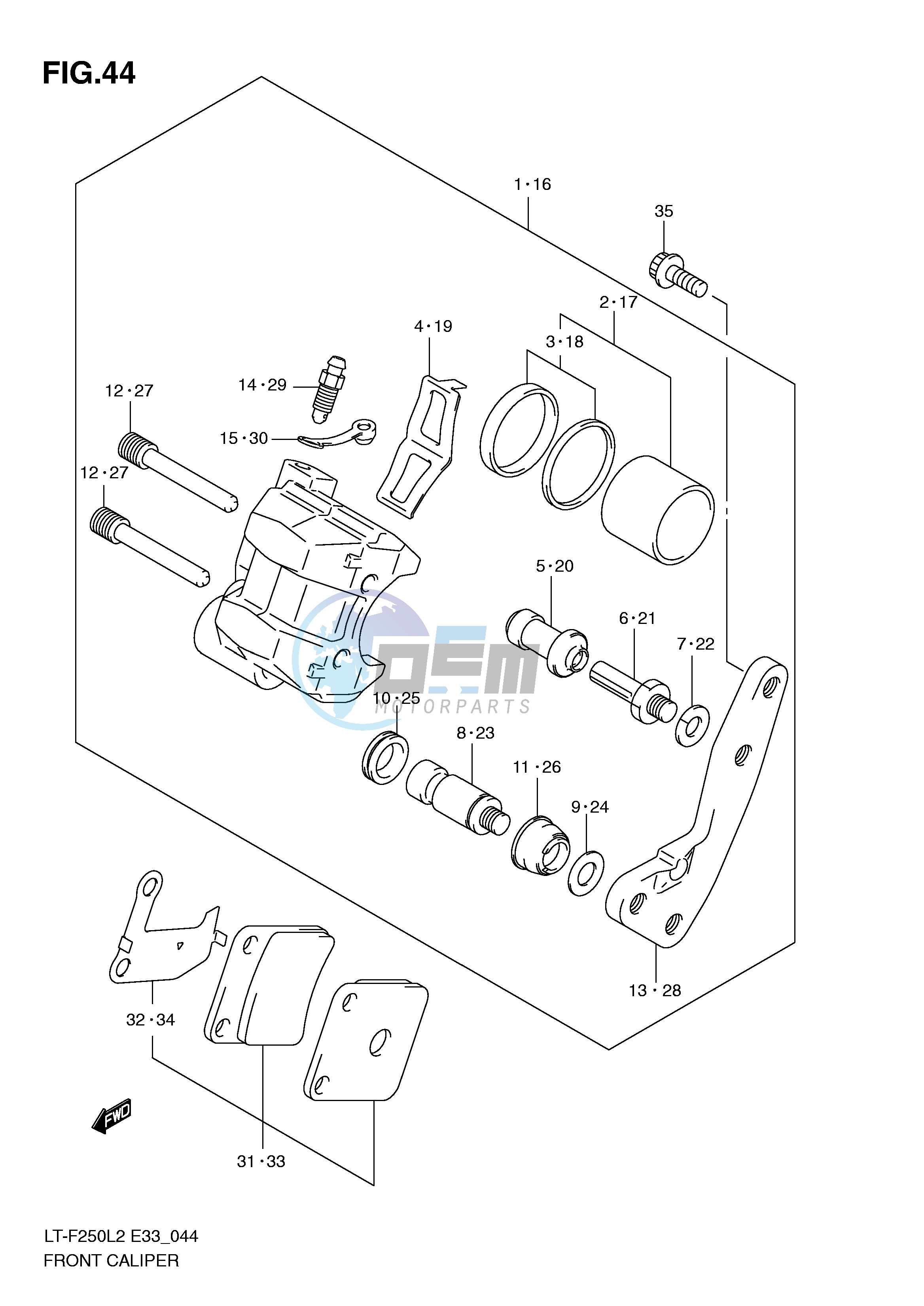 FRONT CALIPER