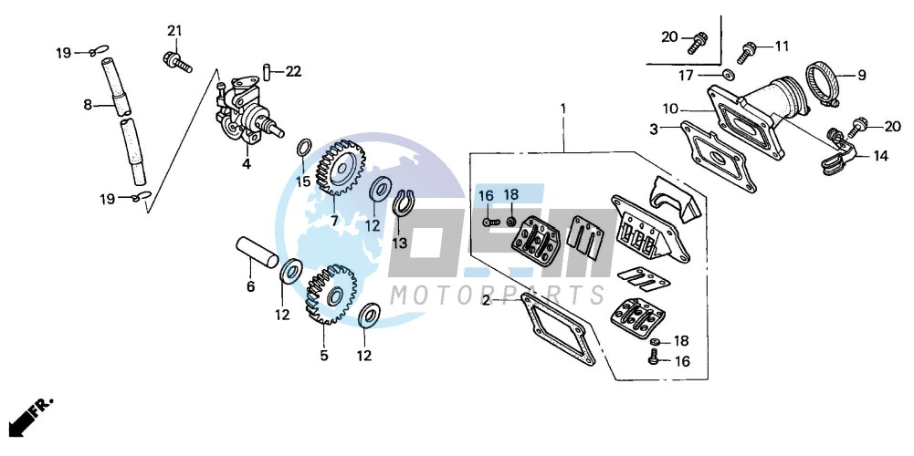 OIL PUMP/REED VALVE