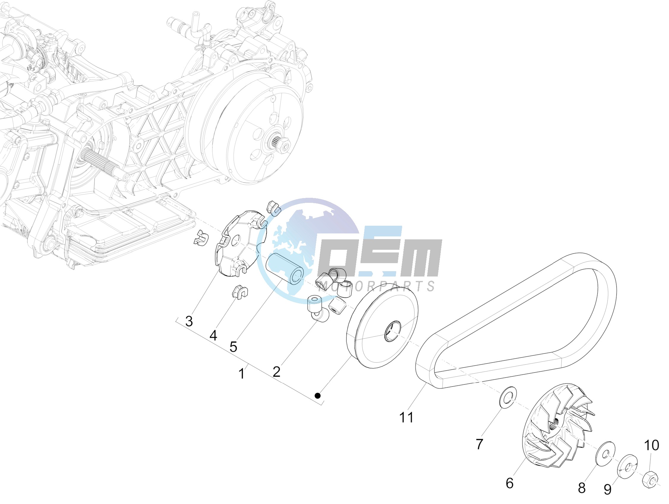 Driving pulley