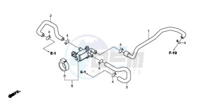 CBF1000S drawing AIR INJECTION CONTROL VALVE