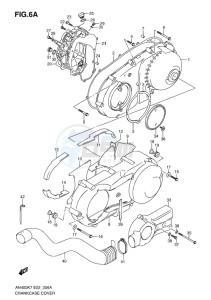 AN400 ABS BURGMAN EU-UK drawing CRANKCASE COVER