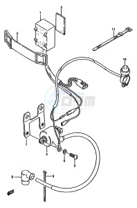 RM125 (G-H-J) drawing CDI UNIT-IGNITION COIL