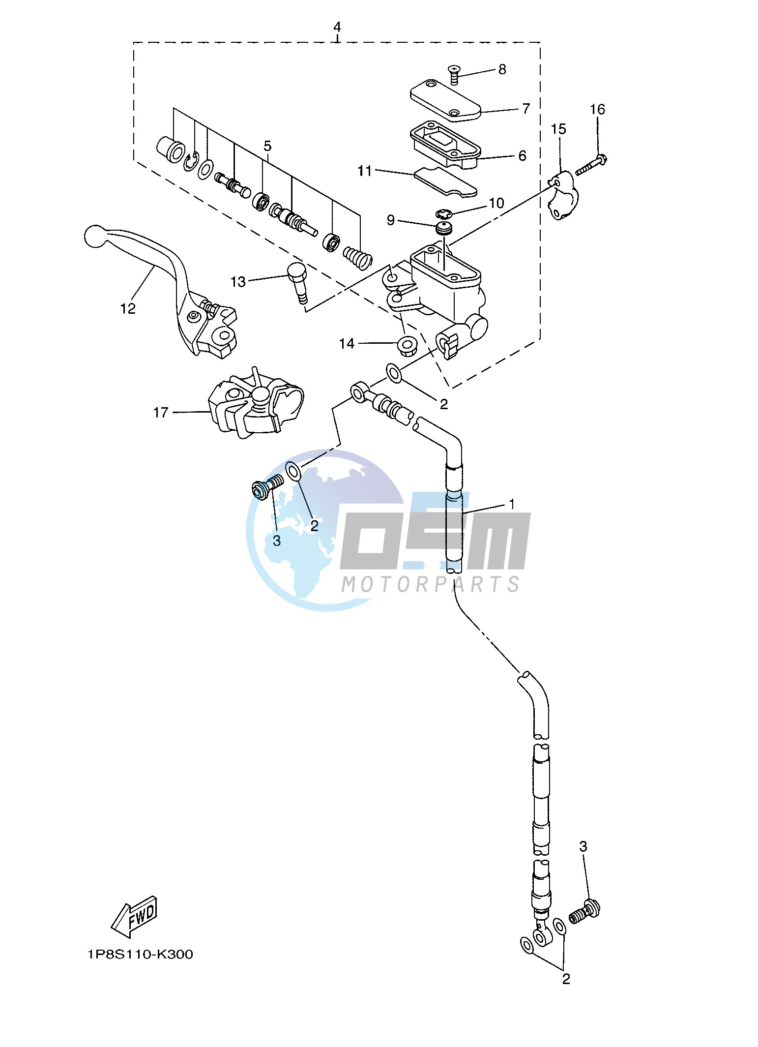 FRONT MASTER CYLINDER