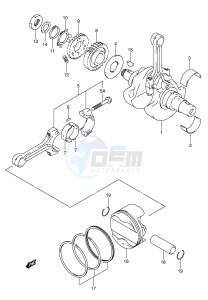 SV1000 (E2) drawing CRANKSHAFT