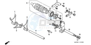 VFR800A9 ED / ABS MME TWO drawing GEARSHIFT DRUM