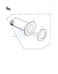 KDX 420 B [KDX420] (B1) [KDX420] drawing OPTIONAL PARTS