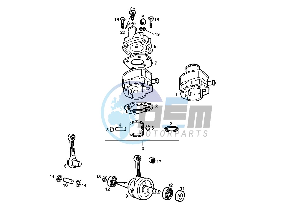 CRANKSHAFT-CYLINDER