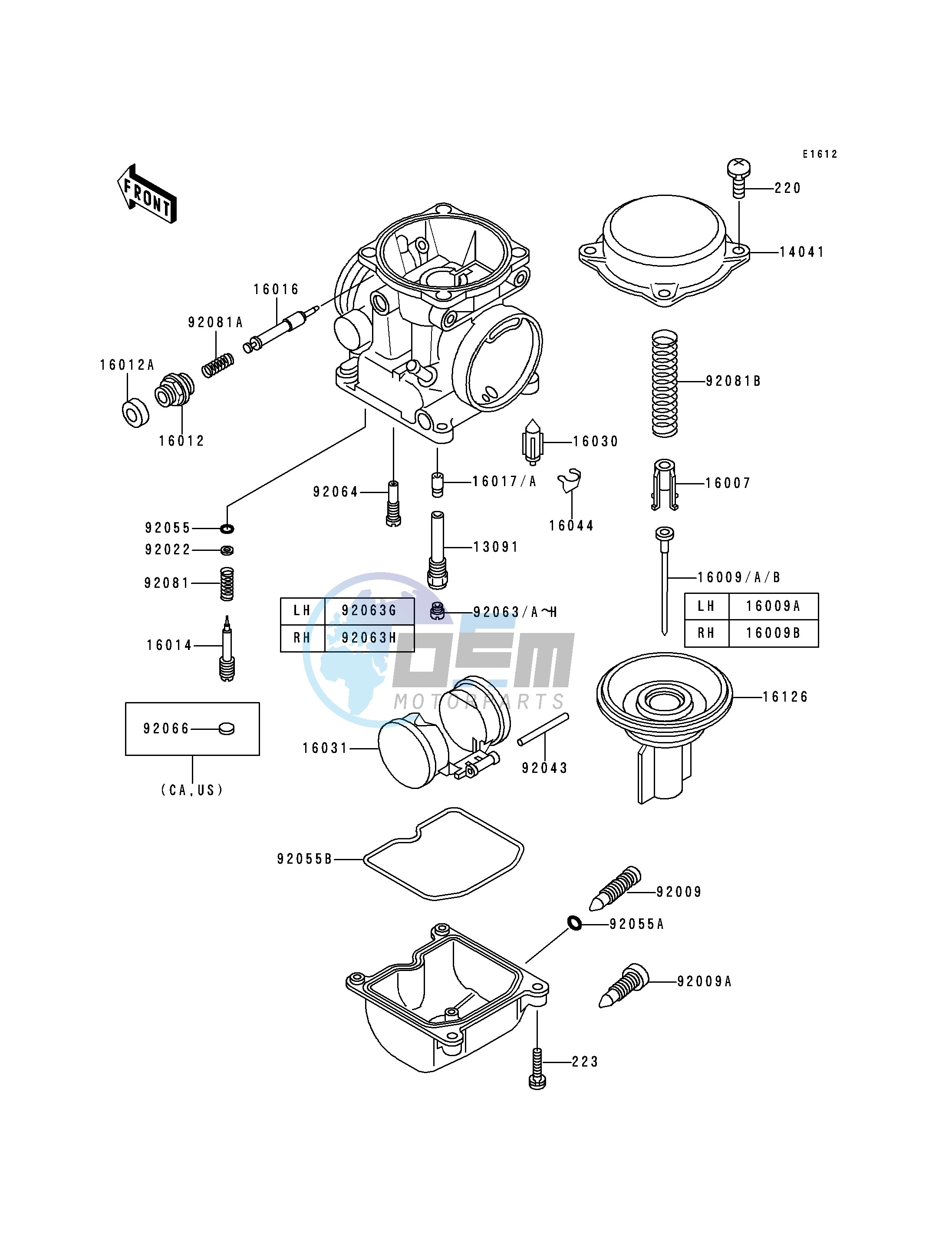 CARBURETOR PARTS