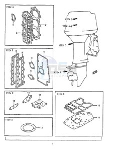 DT 55 drawing Gasket Set