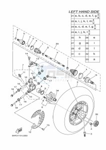 YFM700FWAD GRIZZLY 700 EPS (BDEF) drawing REAR WHEEL