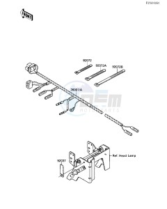 KXF 250 A [TECATE 4] (A1-A2) [TECATE 4] drawing CHASSIS ELECTRICAL EQUIPMENT