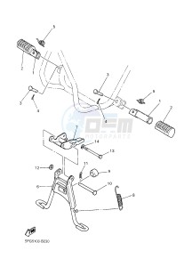 PW50 AUSTRIA drawing STAND & FOOTREST