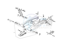 SENDA R X-RACE - 50 CC VTHSR1D1A EU2 drawing SWING ARM - SHOCK ABSORBER