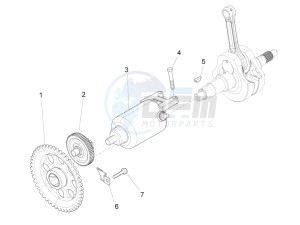 RS 125 Replica E4 ABS (EMEA) drawing Starter / Electric starter