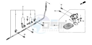 FJS600D SILVER WING drawing PARKING BRAKE