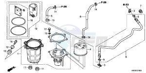 TRX500FPMD TRX500FPM Australia - (U) drawing FUEL PUMP