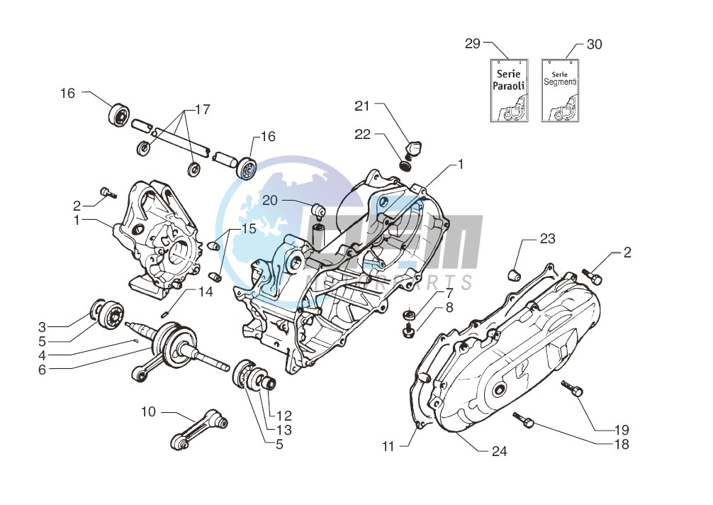 Crankcase – Crankshaft