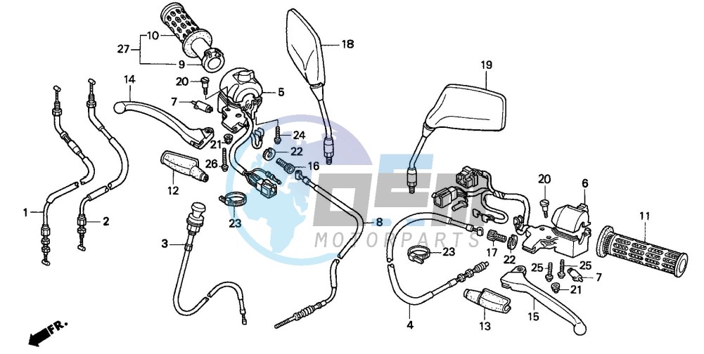 HANDLE LEVER/SWITCH/CABLE (1)