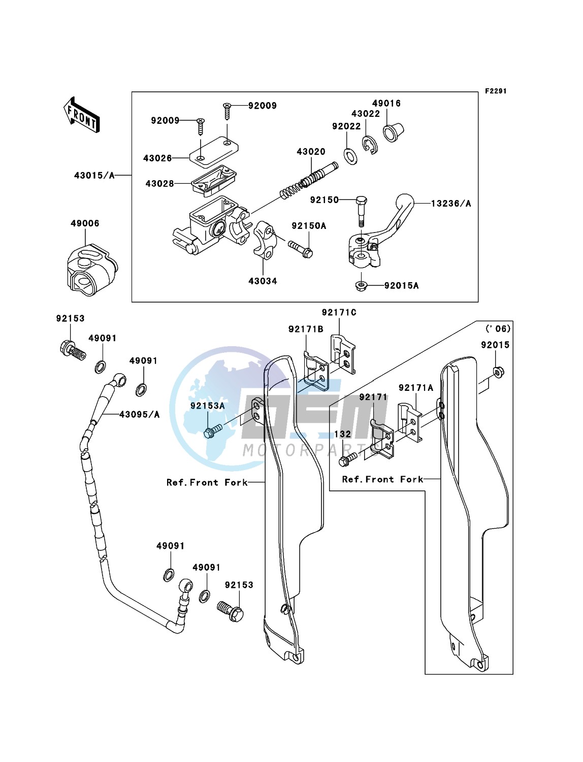 Front Master Cylinder