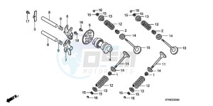 SH300A9 France - (F / ABS CMF) drawing CAMSHAFT/VALVE