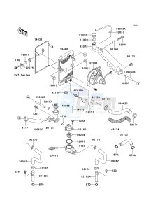 EN 500 C [VULCAN 500 LTD] (C6F-C9F) C9F drawing RADIATOR