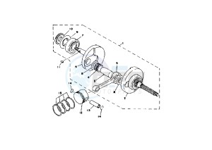 XC CYGNUS R 125 drawing CRANKSHAFT PISTON