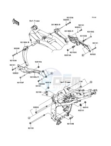 Z750_ABS ZR750M9F GB XX (EU ME A(FRICA) drawing Engine Mount