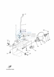 FT50CET drawing PROPELLER-HOUSING-AND-TRANSMISSION-2