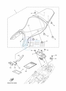 MT-09 MTN850-A (BS2M) drawing SEAT