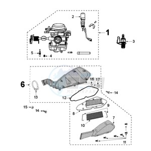 KISBEE A drawing CARBURETTOR