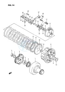 LT-F250 (E3) drawing CLUTCH