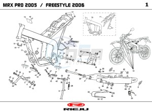 MRX-50-FREESTYLE-BLUE drawing CHASSIS