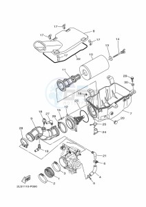 YFM700R (BMD6) drawing INTAKE