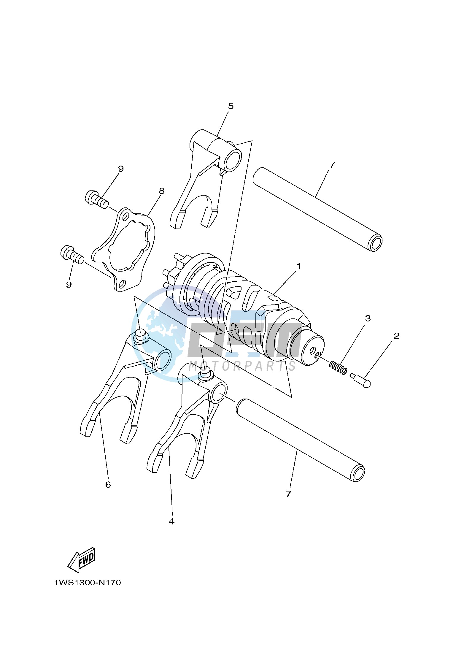 SHIFT CAM & FORK