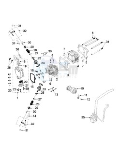 DJANGO 125 EVASION drawing CYLINDER