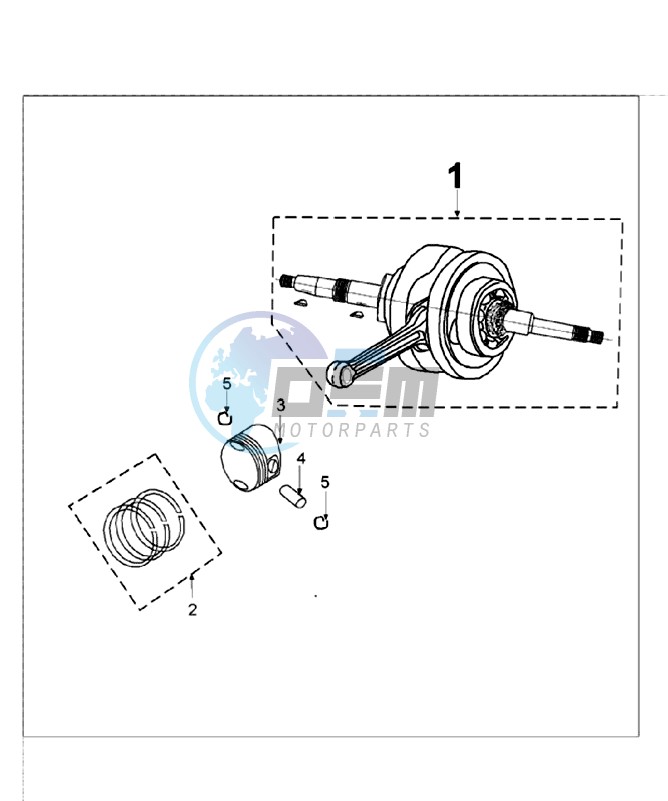 CRANKSHAFT AND CYLINDER