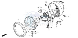 NVS502SH drawing HEADLIGHT