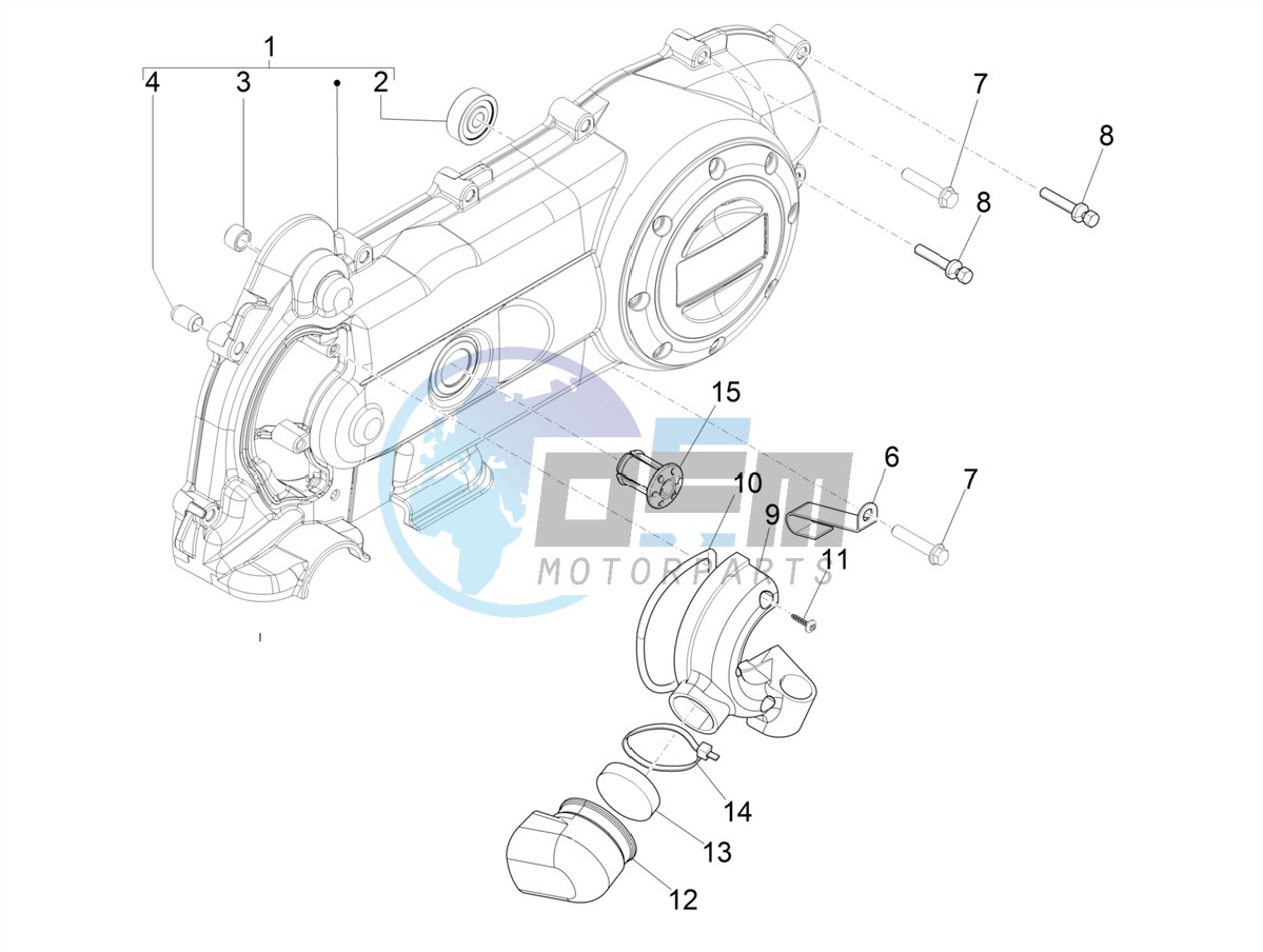 Crankcase cover - Crankcase cooling