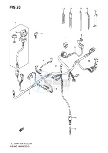 LT-Z250 (E28-E33) drawing WIRING HARNESS