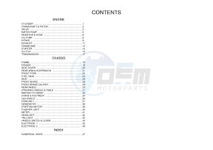 XC125R YW125 SKYLINER S (2PE2) drawing .6-Content