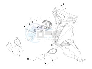 Liberty 50 2t moc drawing Head lamp - Turn signal lamps